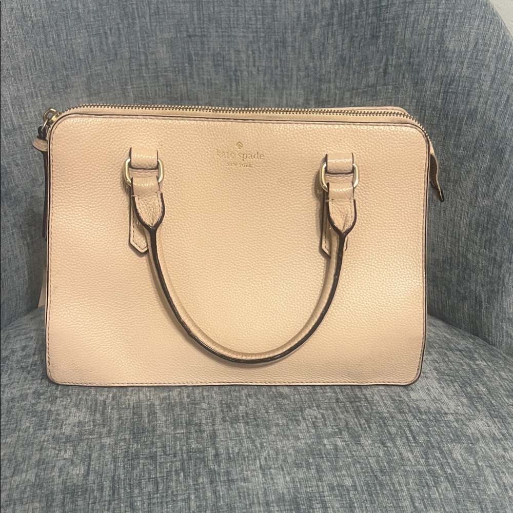 Kate Spade Beige Satchel Bag